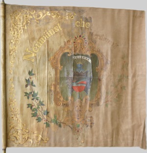 Zeittafel: Die alte Fahne der Bürgergilde zu Neumünster seit 1578